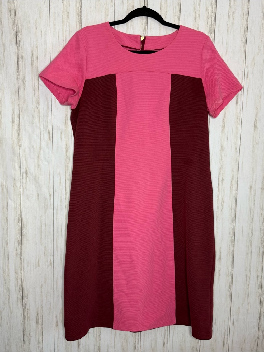 Anthropologie Boden Pink and Burgundy Midi Dress 10